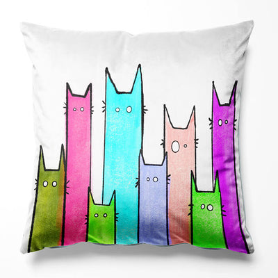 Cat Rainbow Cushion Cushion Moncasso
