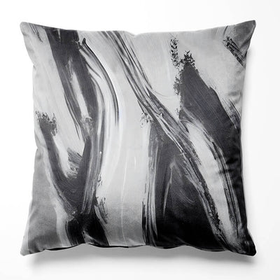 Black and White Abstract No2 Cushion Cushion Moncasso
