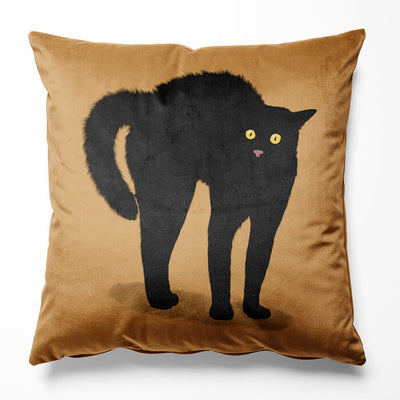Startled Cat Cushion Cushion Moncasso