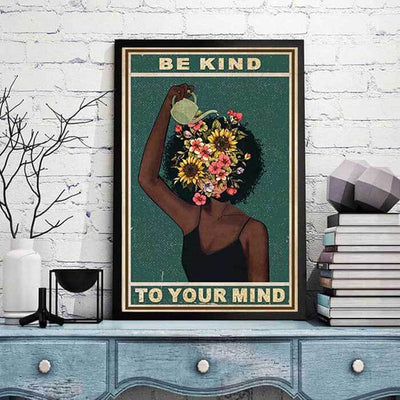Be Kind No3 Wall Art Moncasso