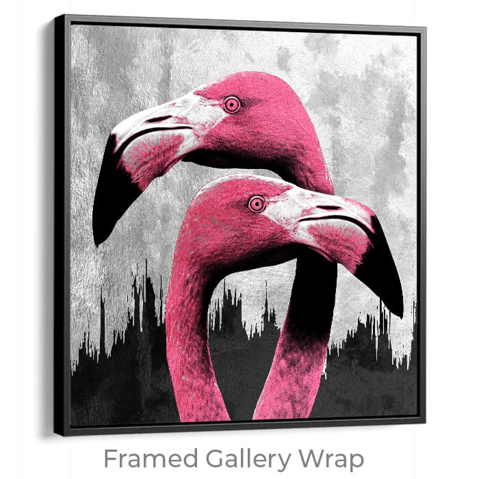 Flamingos Print Wall Art Moncasso