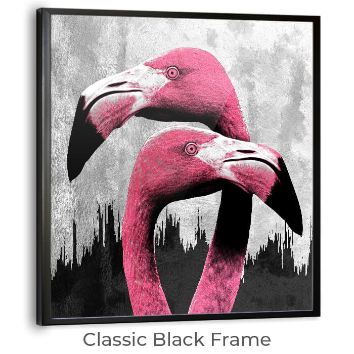 Flamingos Print Wall Art Moncasso