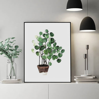 Green Plants No6 Print Wall Art Moncasso