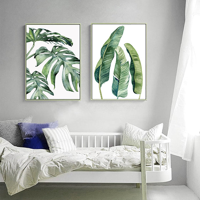 Green Plants No4 Print Wall Art Moncasso