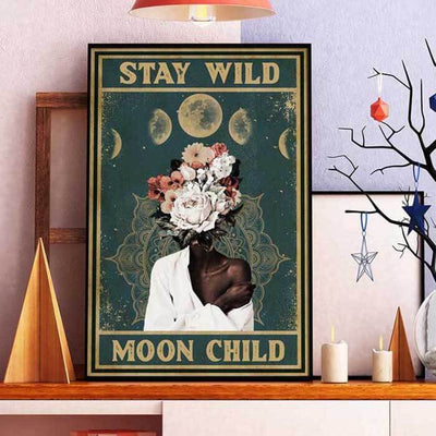 Moon Child Print Wall Art Moncasso