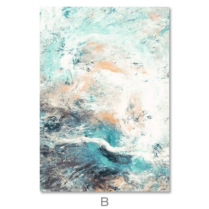 Ocean Storm Set of 3 Prints Wall Art Moncasso